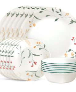 Corelle Vitrelle Wildflower Scatter 18-piece Dinnerware Set, Service for 6