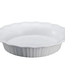 Corelle Vitrelle French White Corelle 9 Pie Plate