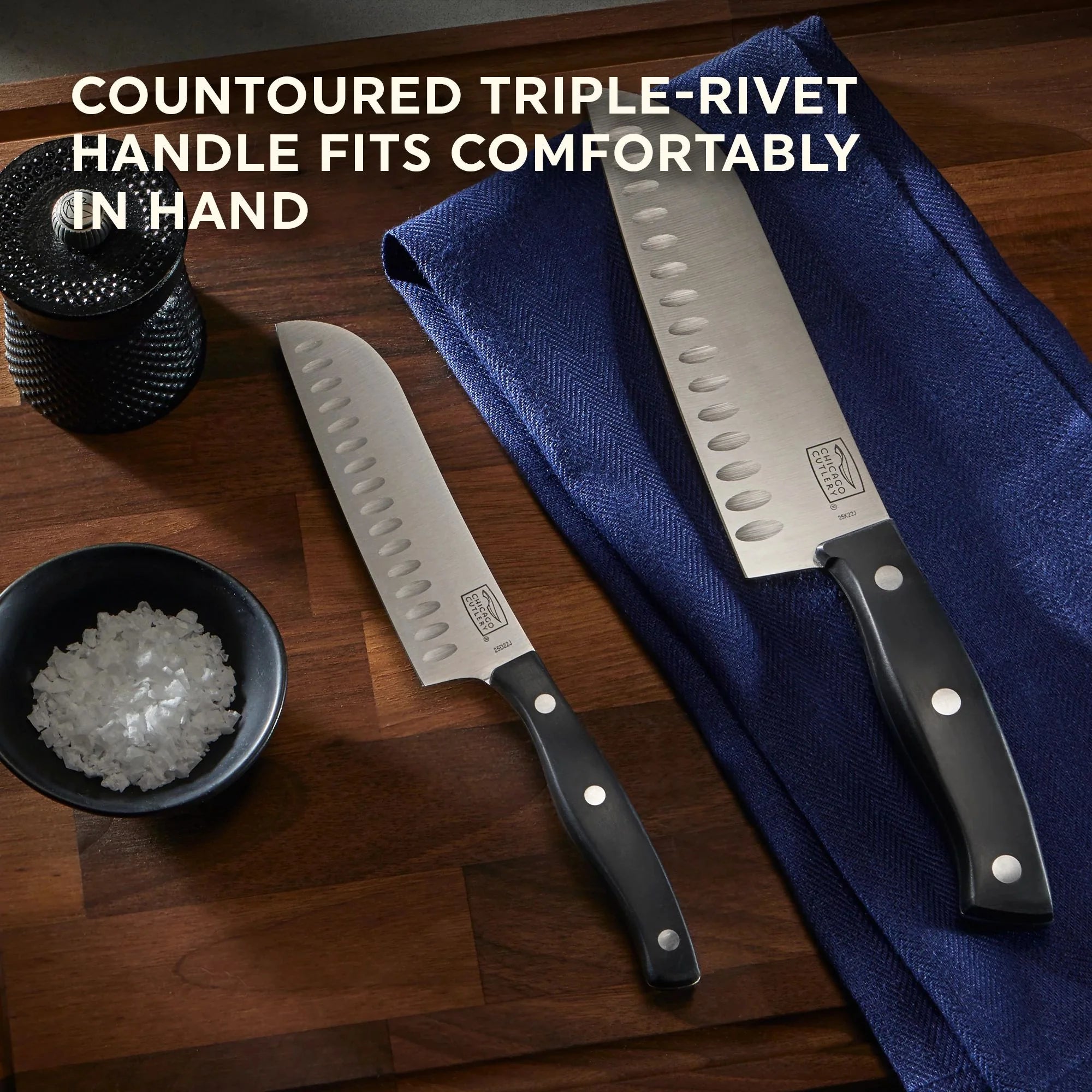 Corelle Vitrelle Ellsworth 2-piece Santoku Knife - Image 2