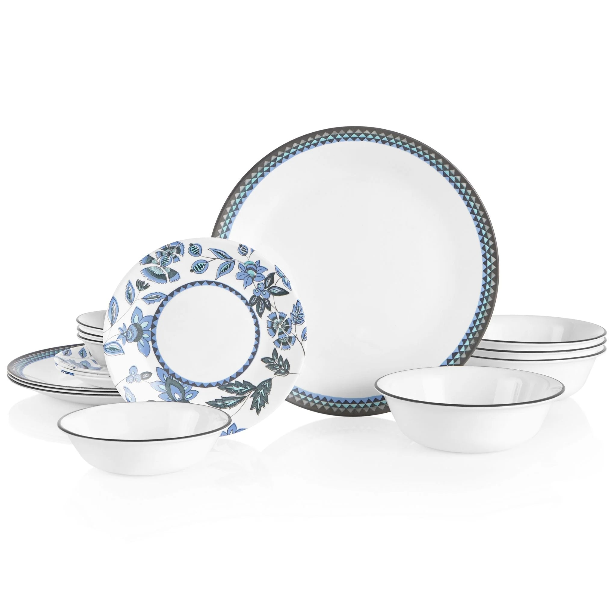 Corelle Vitrelle Veranda 16-piece Dinnerware Set, Service for 4