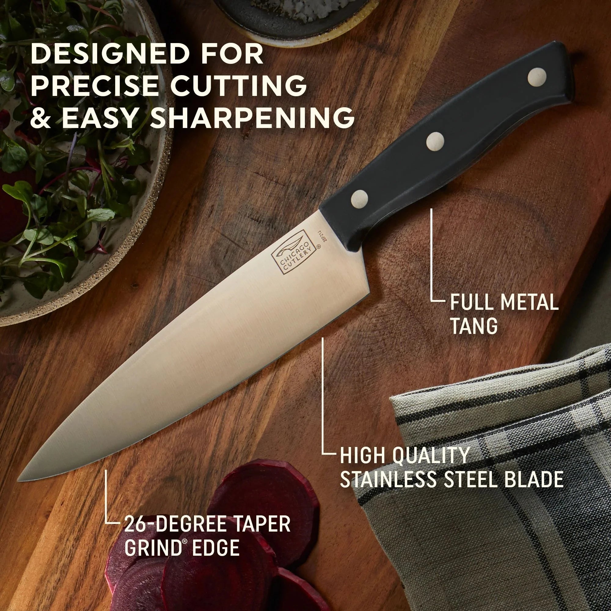 Corelle Vitrelle Ellsworth 3-piece Knife Set - Image 2