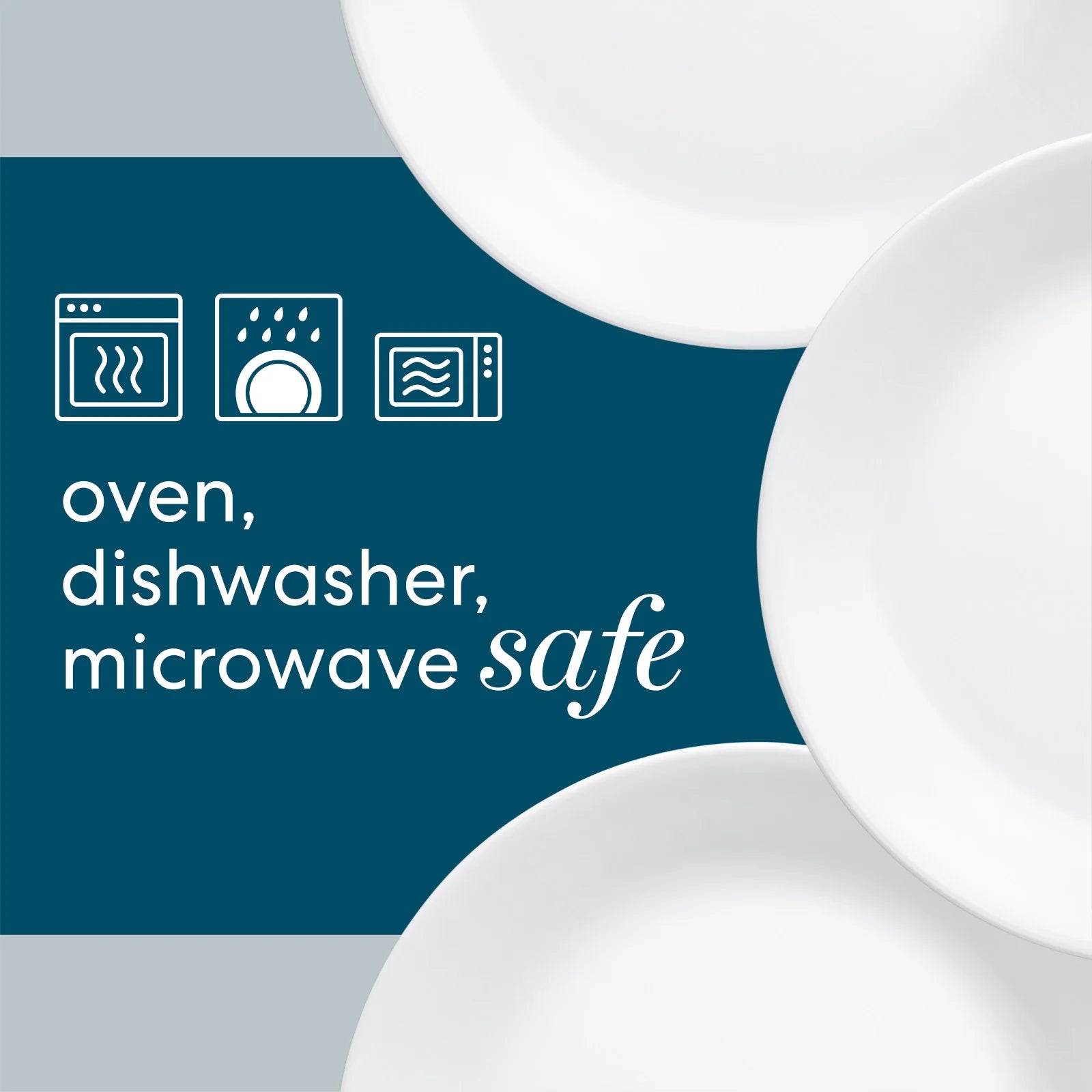 Corelle Vitrelle Portofino 10.25 Dinner Plates, 4-pack - Image 3