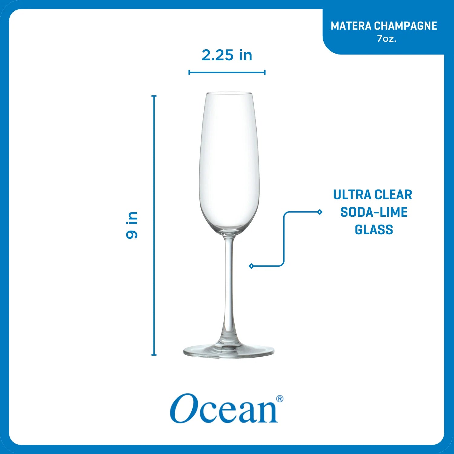 Corelle Vitrelle Matera Champagne Flutes (4-Pieces), 7-ounce, dishwasher safe - Image 6