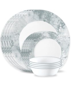 Corelle Vitrelle Salt Wash 12-piece Dinnerware Set, Service for 4