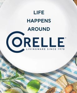 Alternative view of Corelle Vitrelle Pure White 1-quart Large Serving Bowl