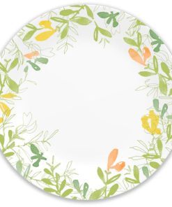 Corelle Vitrelle Contemporary Fruit 10.5 Dinner Plate- 4 Pack