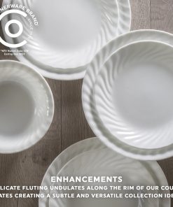 Alternative view of Corelle Vitrelle Enhancements 10.25 Glass Dinner Plate