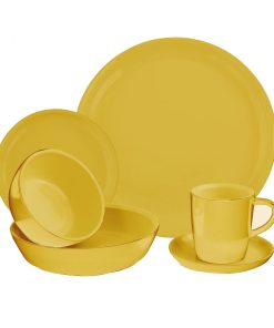 Corelle Vitrelle 6-piece Curry Dinnerware Set , Service for 1