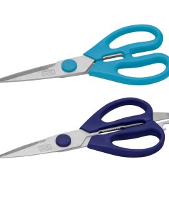 Corelle Vitrelle Chicago Cutlery 2-piece Kitchen Shears in Blueberry and Blue Frost