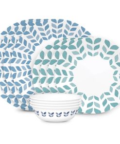 Corelle Vitrelle Global Collection Northern Pines 12-piece Dinnerware Set, Service for 4