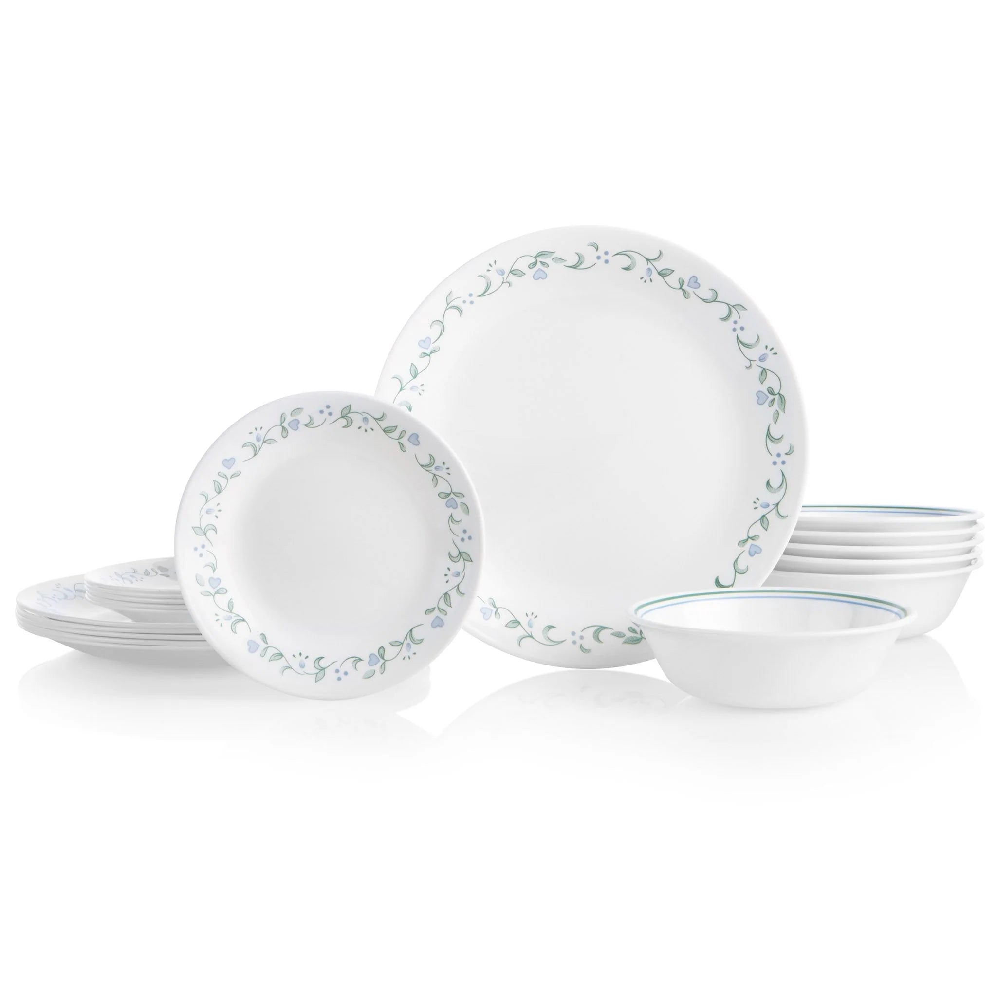 Corelle Vitrelle Country Cottage 18-piece Dinnerware Set, Service for 6
