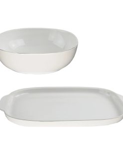 Corelle Vitrelle 2-piece Serving Set, Powder