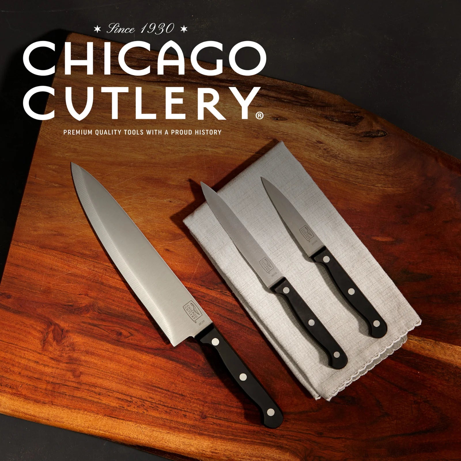 Corelle Vitrelle Essentials Corelle 3-piece Knife Set - Image 5