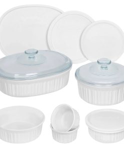 Corelle Vitrelle French White Corelle 12-piece Bakeware Set