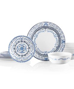 Corelle Vitrelle Portofino 18-piece Dinnerware Set, Service for 6