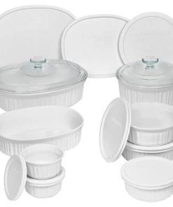 Corelle Vitrelle French White Corelle 18-piece Round & Oval Set