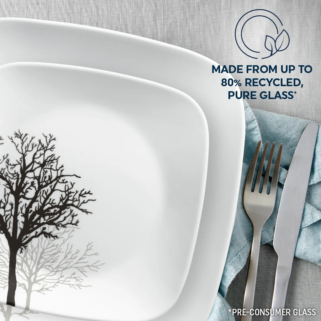 Corelle Vitrelle Timber Shadows 18-piece Dinnerware Set, Service for 6 - Image 5