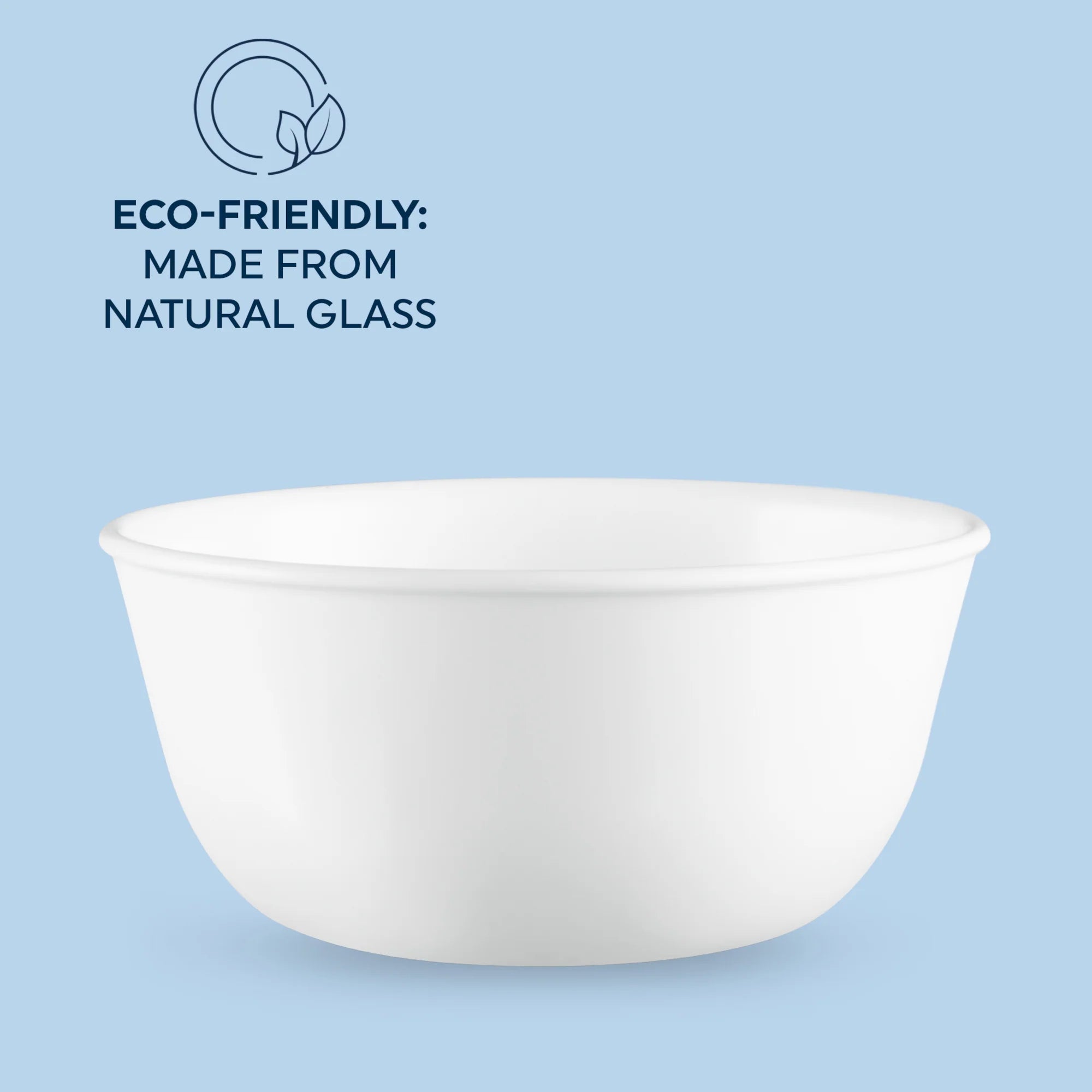 Corelle Vitrelle Winter Frost White 28-ounce Large Soup Bowls, 6-pack - Image 5