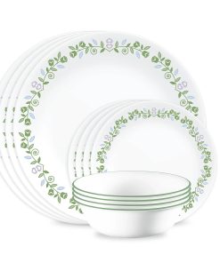 Corelle Vitrelle Bryndle 12-Piece Glass Dinnerware Set, Service for 4