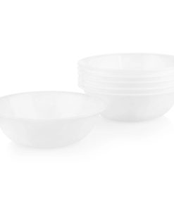 Corelle Vitrelle Winter Frost White 18-ounce Cereal Bowls, 6-pack