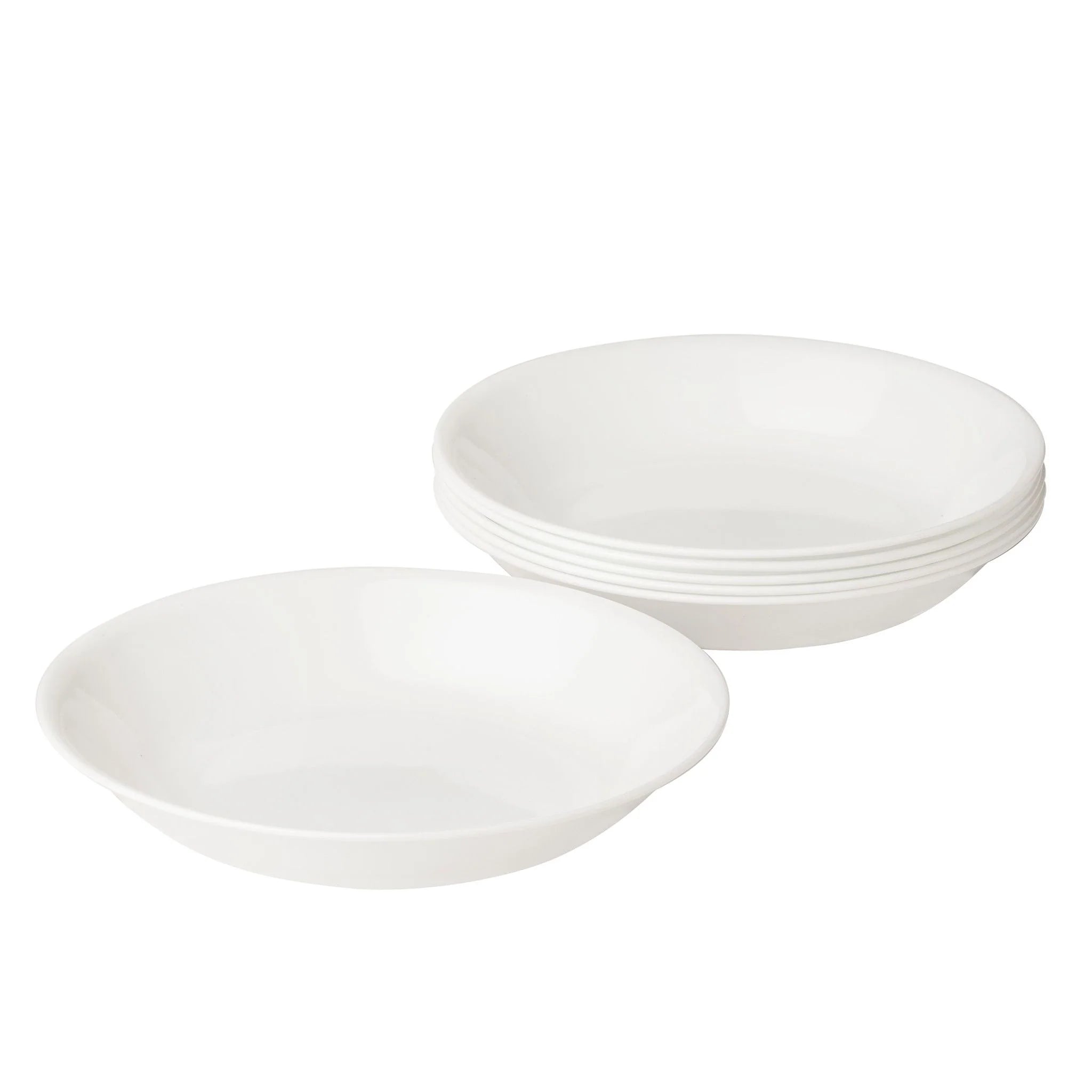 Corelle Vitrelle Winter Frost White 20-ounce Meal Bowls, 6-pack