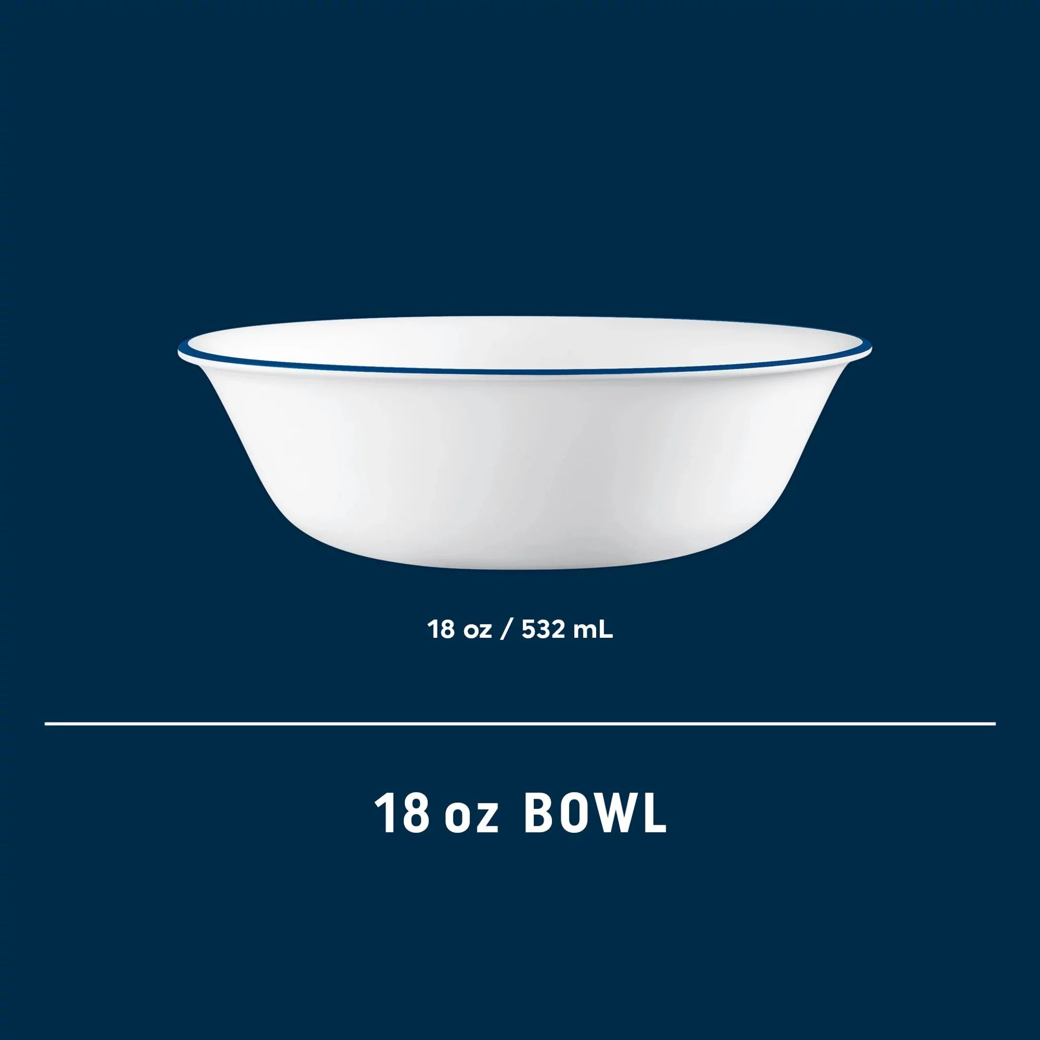 Corelle Vitrelle Caspian Lace 18-ounce Cereal Bowl - Image 6